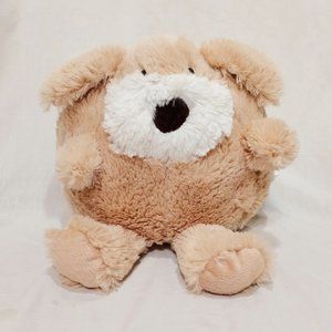 Puppy Dog Ball Round Plush Stuffed Animal 9" Fashion Pillow Tan